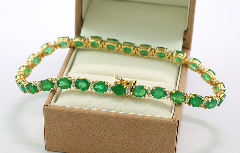 Bracciale smeraldo